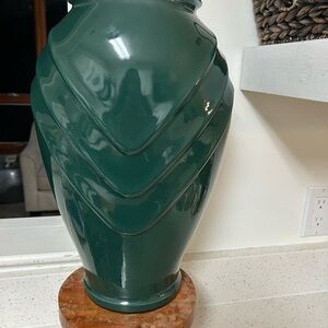 Anchor Hocking Summit Vase in Hunter Green, measuring 16 inches (40.5 cm